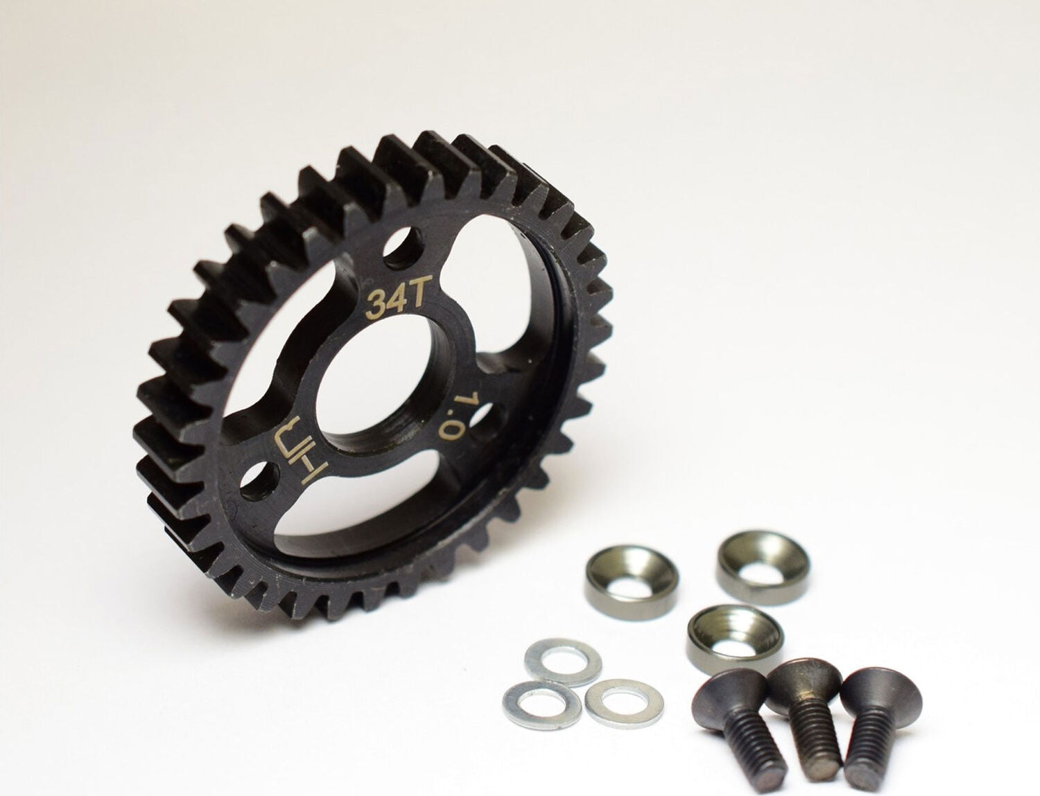 Steel Spur Gear 34T 1.0 Mod: Traxxas Revo 3.3, Slayer Pro